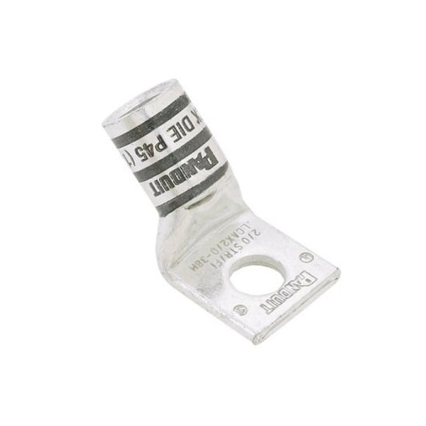 Panduit One-Hole Compression Lug, 2 AWG Max, Standard Barrel, Copper, Brown LCAX2-10H-E - main